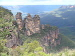 25.03.2006: Blue Mountains (bei Sydney) - Felsformation