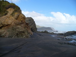 08.04.2006: Waitomo District - am Strand