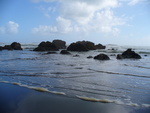 08.04.2006: Waitomo District - am Strand