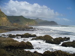 08.04.2006: Waitomo District - am Strand