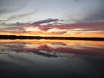 24.08.2016: Furen (bei Vrnamo) - See im Abendrot