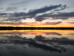 24.08.2016: Furen (bei Vrnamo) - See im Abendrot