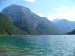 01.08.2007: Raibler See (Lago del Predil, Rabeljsko jezero) in Italien am Beginn der Strae zum Predilpass