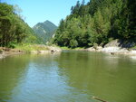 18.07.2006: Dunajec - Dunajec; am linken Ufer Polen, rechts Slowakei