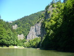18.07.2006: Dunajec - Felsen am Fluss