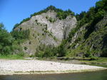 18.07.2006: Dunajec - Felsen am Fluss