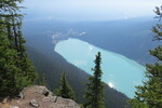 20.07.2017: Banff National Park - Blick vom Big Beehive auf Lake Louise