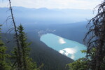 20.07.2017: Banff National Park - Blick vom Big Beehive auf Lake Louise