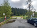 29.05.2025: alter Grenzbergang in Reitzenhain, Blickrichtung CZ