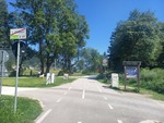 09.08.2025: Grenze am Radweg Jesenice - Tarvis, Blick in Richtung Slowenien