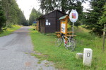 26.07.2014: Hirschenstander Pass (938 m). Hier rollten 1968 sowjetische Panzer zur Niederschlagung des Prager Frhlings durch.