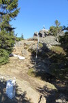 22.04.2019: Blick zum Groen Osser mit Grenzstein links unten