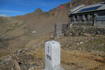 25.07.2020: Grenzstein CH/IT an der Monte-Leone-Htte oberhalb des Simplonpasses