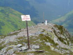 27.07.2006: Warnschild und Grenzstein