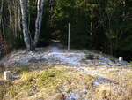 22.12.2007: Trasse der ehemaligen Bahnlinie Asch – Adorf bei Robach (Hranice u Aše)
